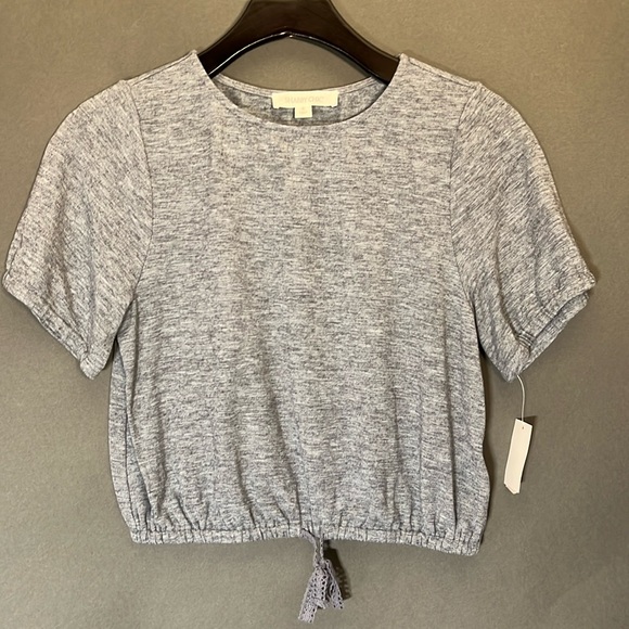 Shabby Chic Tops - Shabby Chic Meadow Marled Knit Drawstring-Hem Top size Small. New